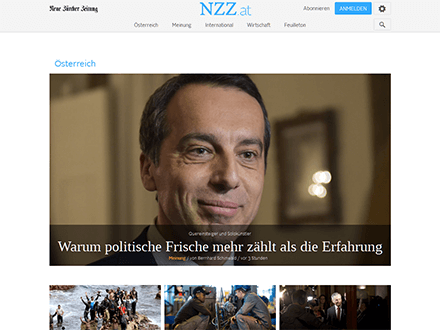 Startseite NZZ
